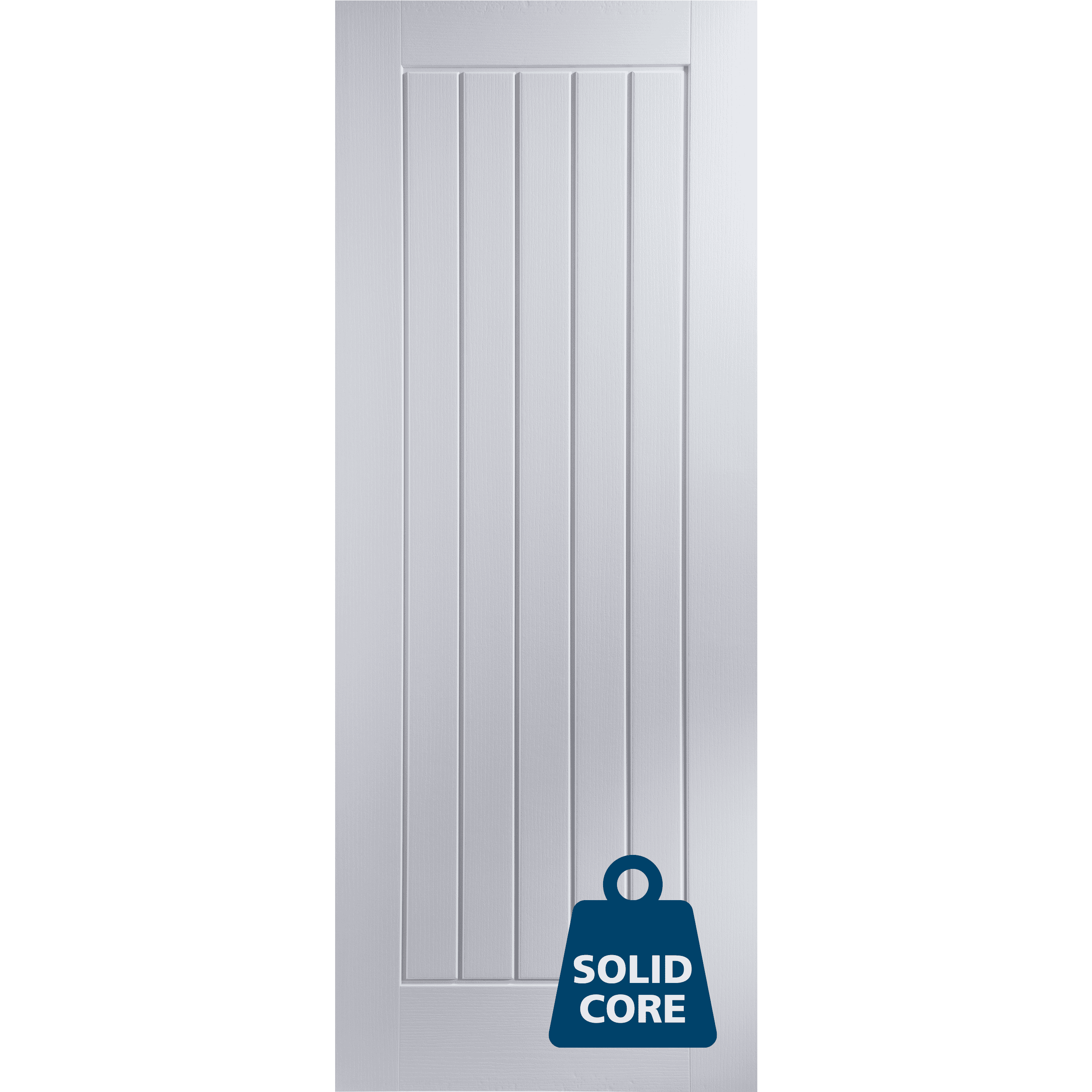 Newark 5 Panel White Solid Internal Doors