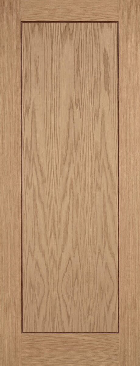 Inlay 1 Panel Prefinished Oak Internal Door Blank