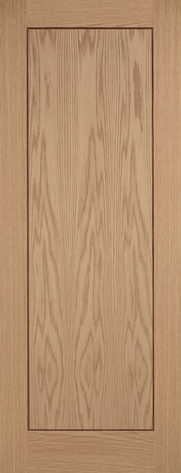 Inlay 1 Panel Prefinished Oak Internal Door Set