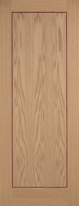 Inlay 1 Panel Prefinished Oak FD30 Fire Door Set
