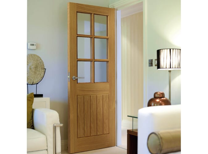 Oak Thames 6 Light Glazed - Prefinished Internal Doors
