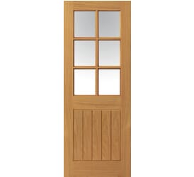 Oak Thames 6 Light Glazed - Prefinished Internal Doors