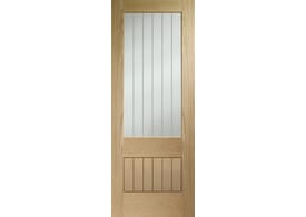 2032 x 813 x 35mm Suffolk Oak 2XG - Prefinished Internal Doors