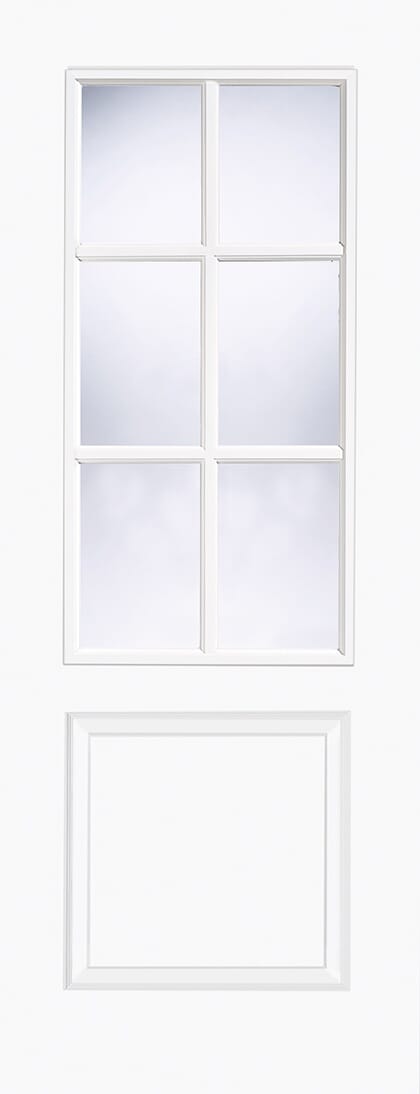 Berlin 6L Prefinished White Doors