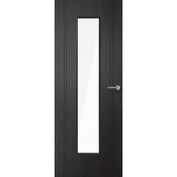 Monaco Black Glazed Laminate Doors
