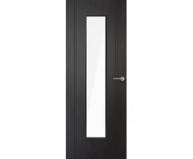 Monaco Black Glazed Laminate Doors