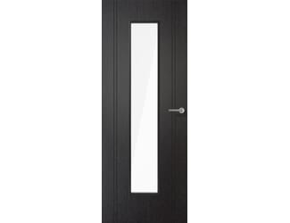 Monaco Black Glazed Laminate Doors