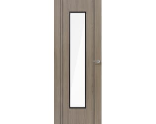 Monaco Light Grey Glazed Laminate Doors