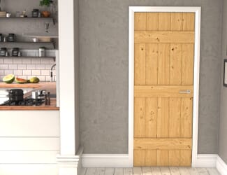Rustic Solid Oak Ledged Internal Doors