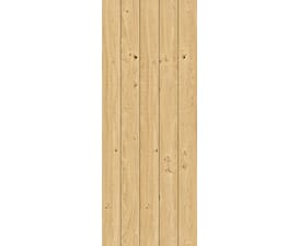 1981mm x 610mm x 40mm (24") Rustic Solid Oak Ledged Internal Doors 