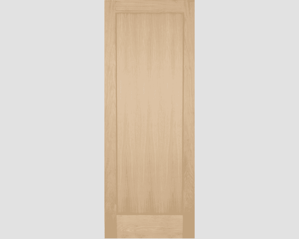 686x1981x35mm (27") Shaker 1 Panel Oak Doors