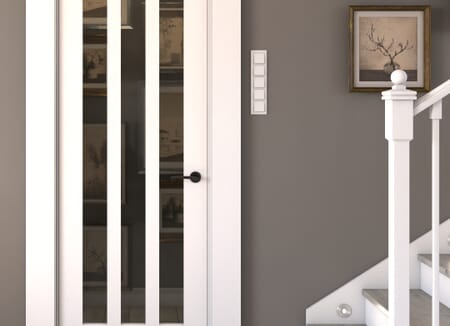 Aston - Clear Glass White Internal Doors