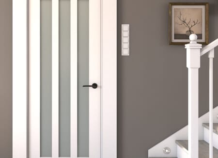 Aston - Frosted Glass White Internal Doors