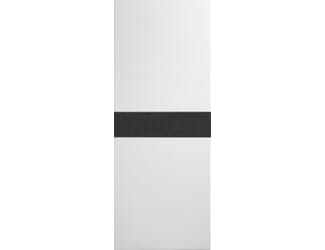 Asti White with Dark Grey Inlay - Prefinished Internal Doors