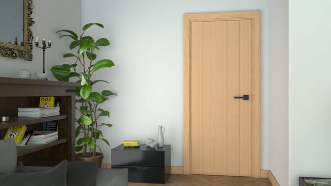 1981mm x 762mm x 44mm (30") Traditional Cottage Oak Internal Doors