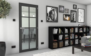 Industrial Style Doors: Steel Look, Glazed & Solid