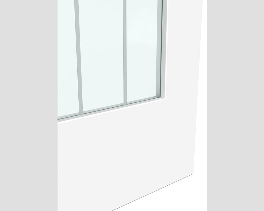 2040 x 726 x 40mm Suffolk White Prefinished Pattern 10 Internal Doors