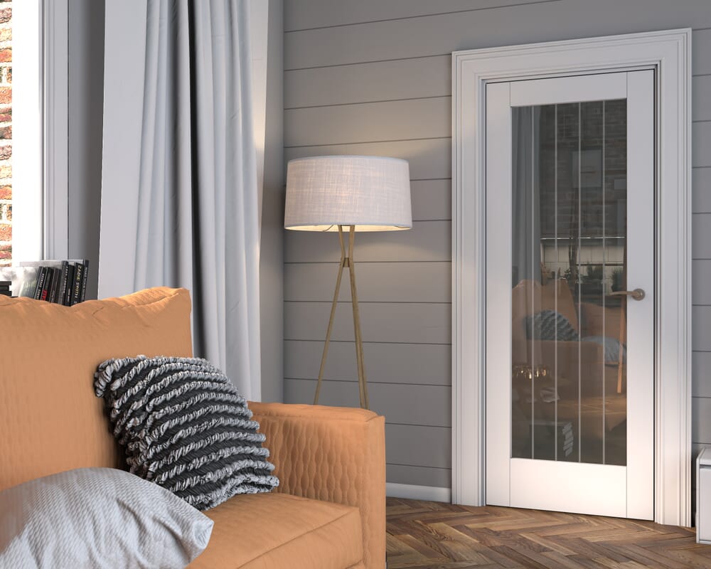 2040 x 726 x 40mm Suffolk White Prefinished Pattern 10 Internal Doors