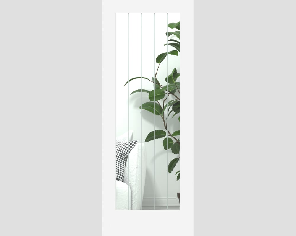2040 x 726 x 40mm Suffolk White Prefinished Pattern 10 Internal Doors