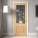 Cottage Oak 2XG Clear Glazed with Frosted Lines Internal Door