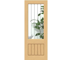 Mexicano Oak 2XG Glazed - Prefinished Internal Doors