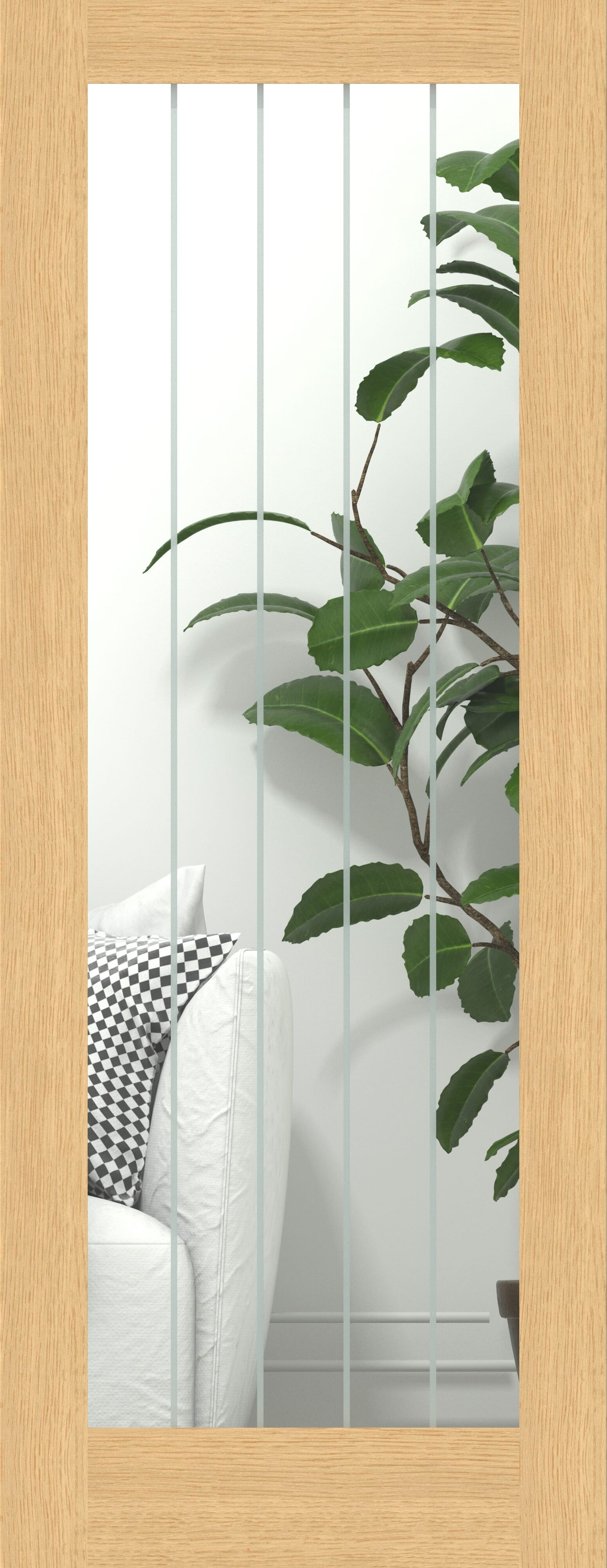Mexicano Oak Pattern 10 Glazed  - Prefinished Internal Doors