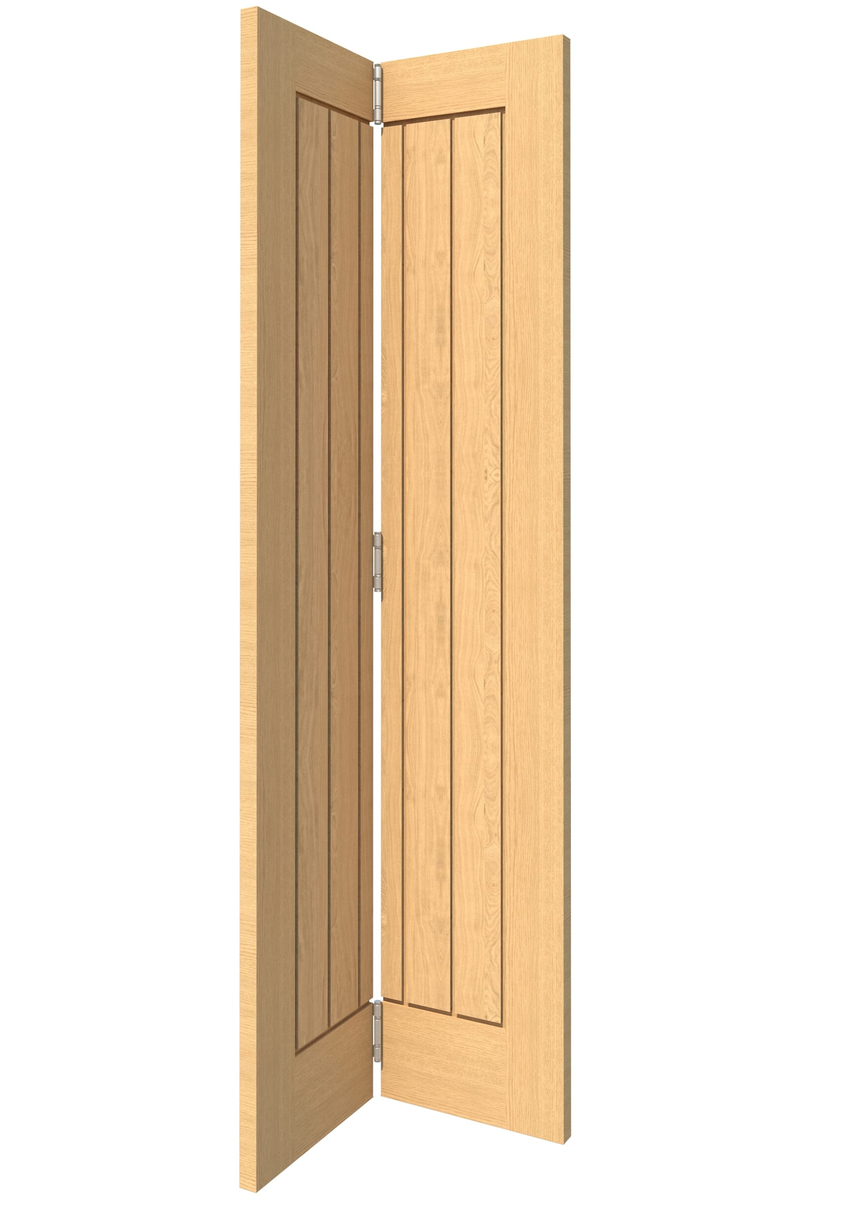 686x1981x35mm (27") Mexicano Oak - Prefinished Bi-fold Doors