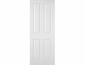 Premdor White Moulded Textured 4 Panel Internal Doors