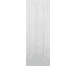 Premdor White Moulded Vertical 5 Panel Internal Doors
