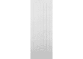 1981mm x 533mm x 35mm (21") White Moulded Vertical 5 Panel Internal Doors by Premdor
