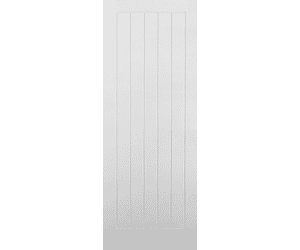 Premdor White Moulded Vertical 5 Panel Internal Doors