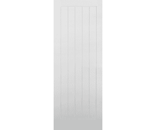 Premdor White Moulded Vertical 5 Panel Internal Doors