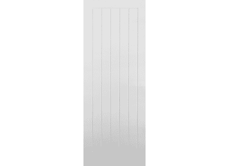 White Moulded Vertical 5 Panel Fire Door