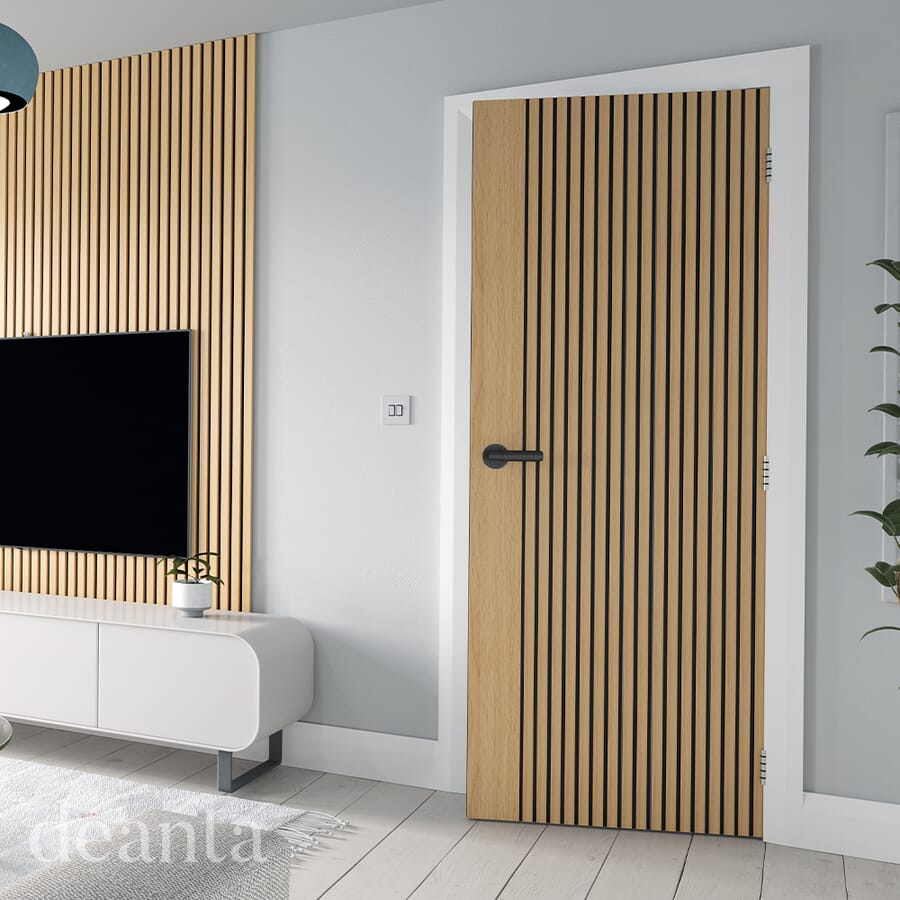 Malmo Oak – Prefinished Fire Door