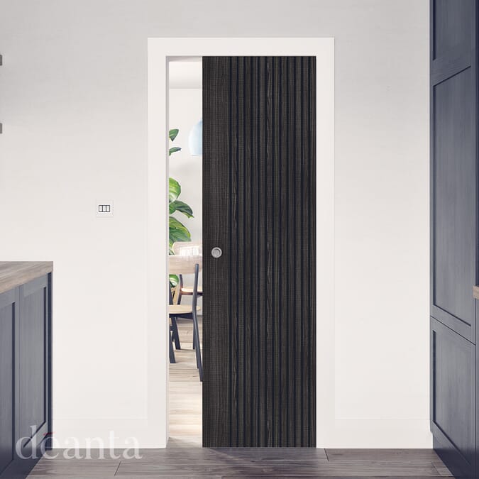 838x1981x44mm (30") Malmo Dark Grey Ash - Prefinished Internal Doors