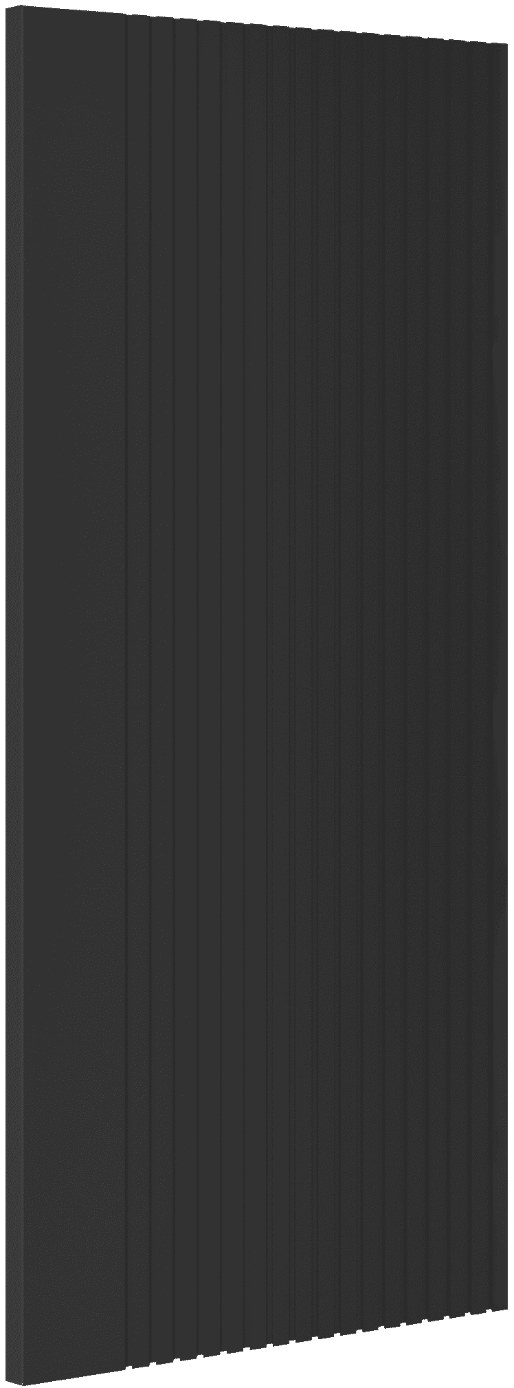 838x1981x44mm (33") Malmo Black - Prefinished Fire Door