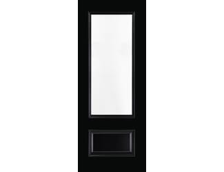 Sandringham Black Clear Glazed - Prefinished Internal Doors