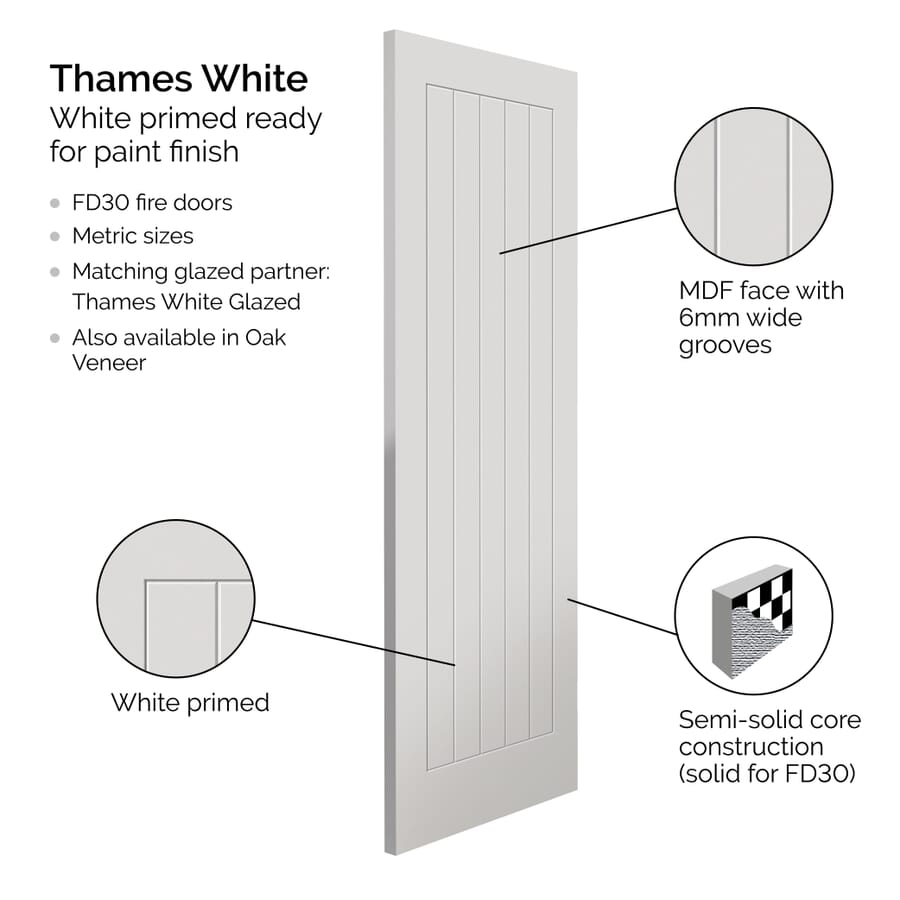 White Thames Door