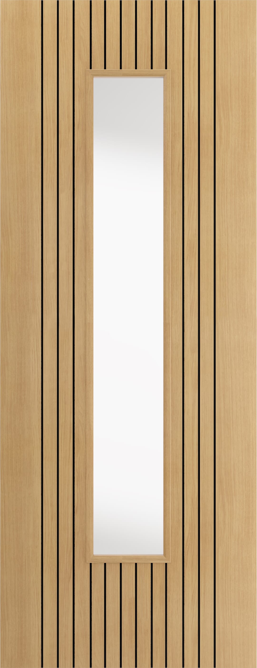 1981mm x 838mm x 35mm (33") Aria Oak Glazed Laminate Internal Doors