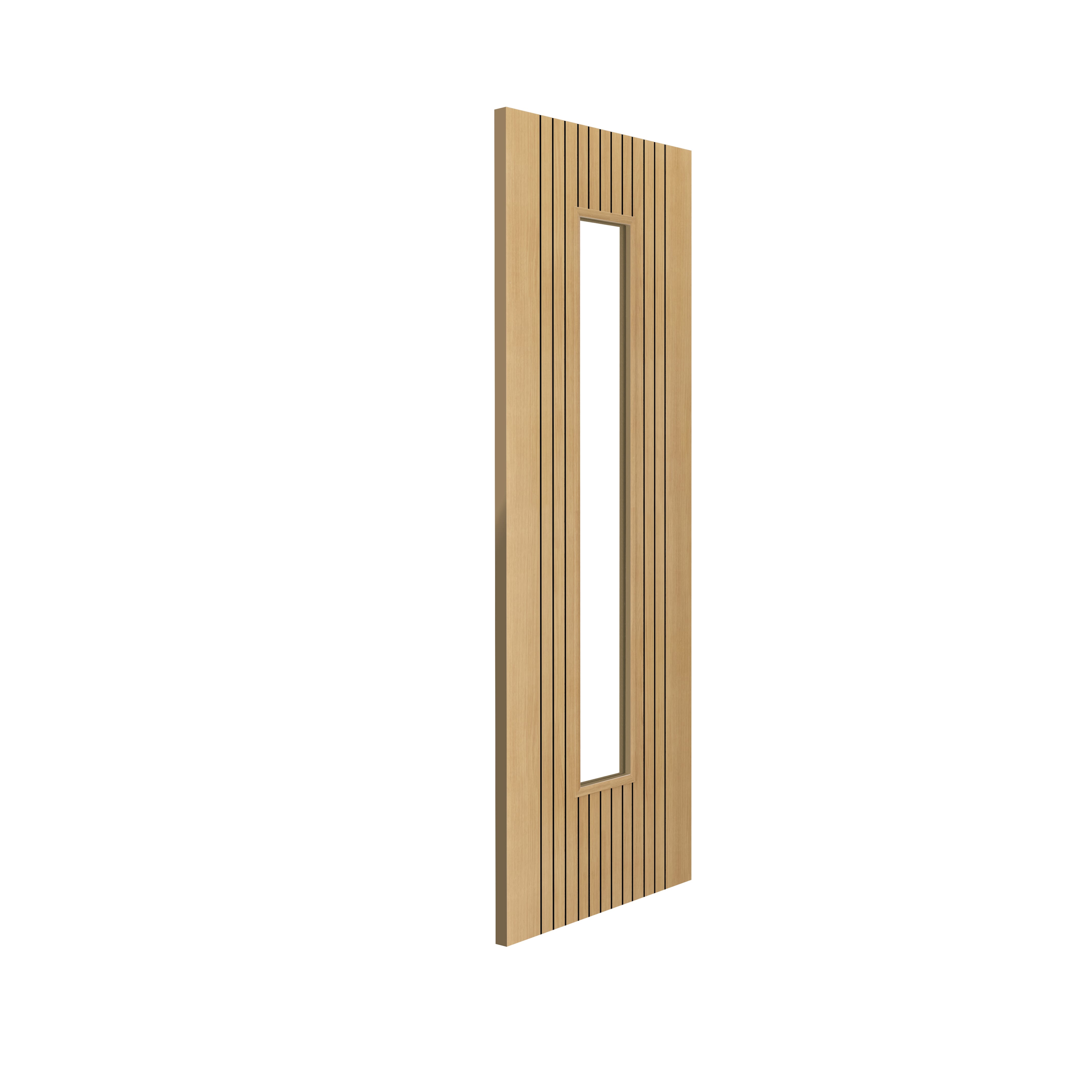 1981mm x 838mm x 35mm (33") Aria Oak Glazed Laminate Internal Doors