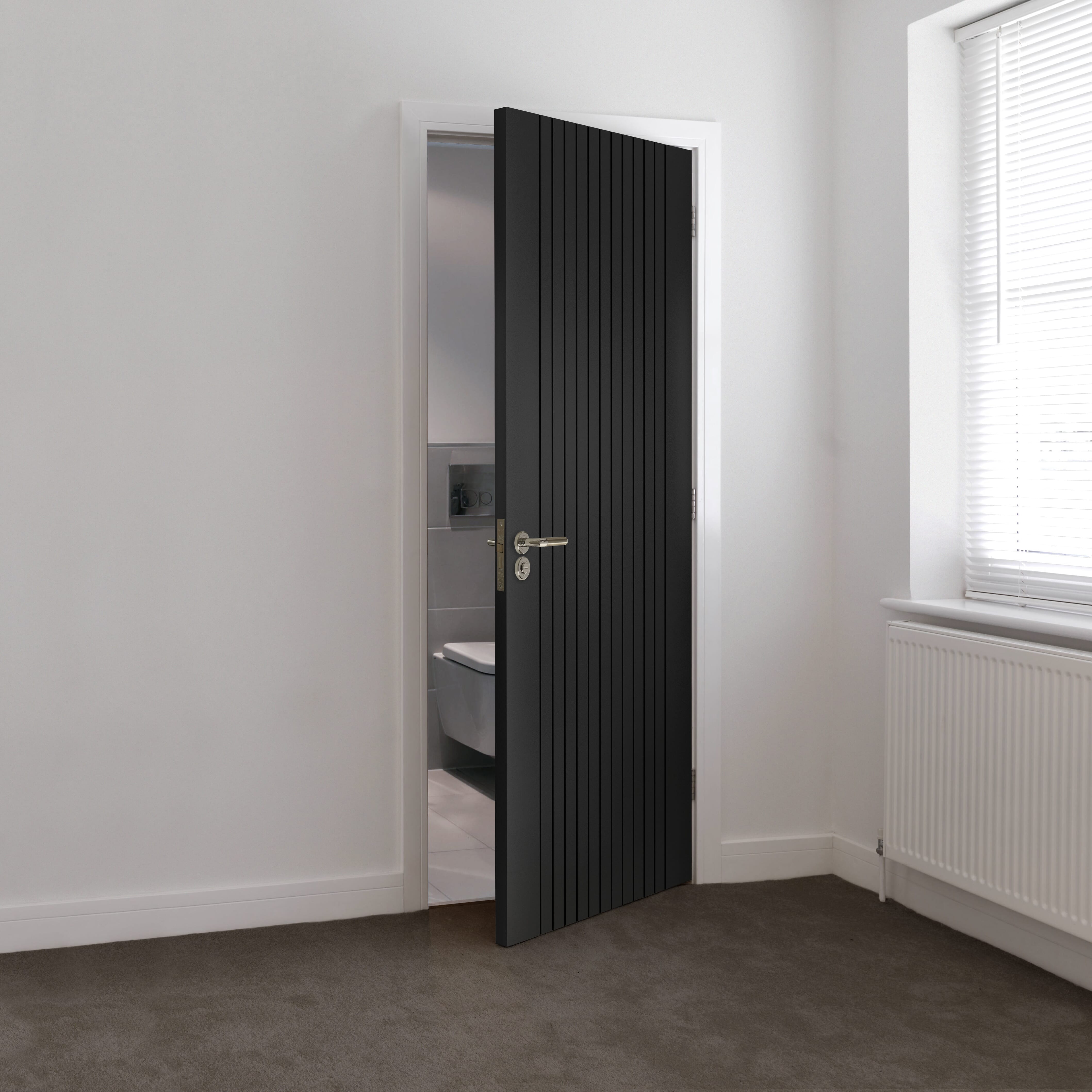 1981mm x 762mm x 35mm (30") Aria Black Laminate Internal Doors