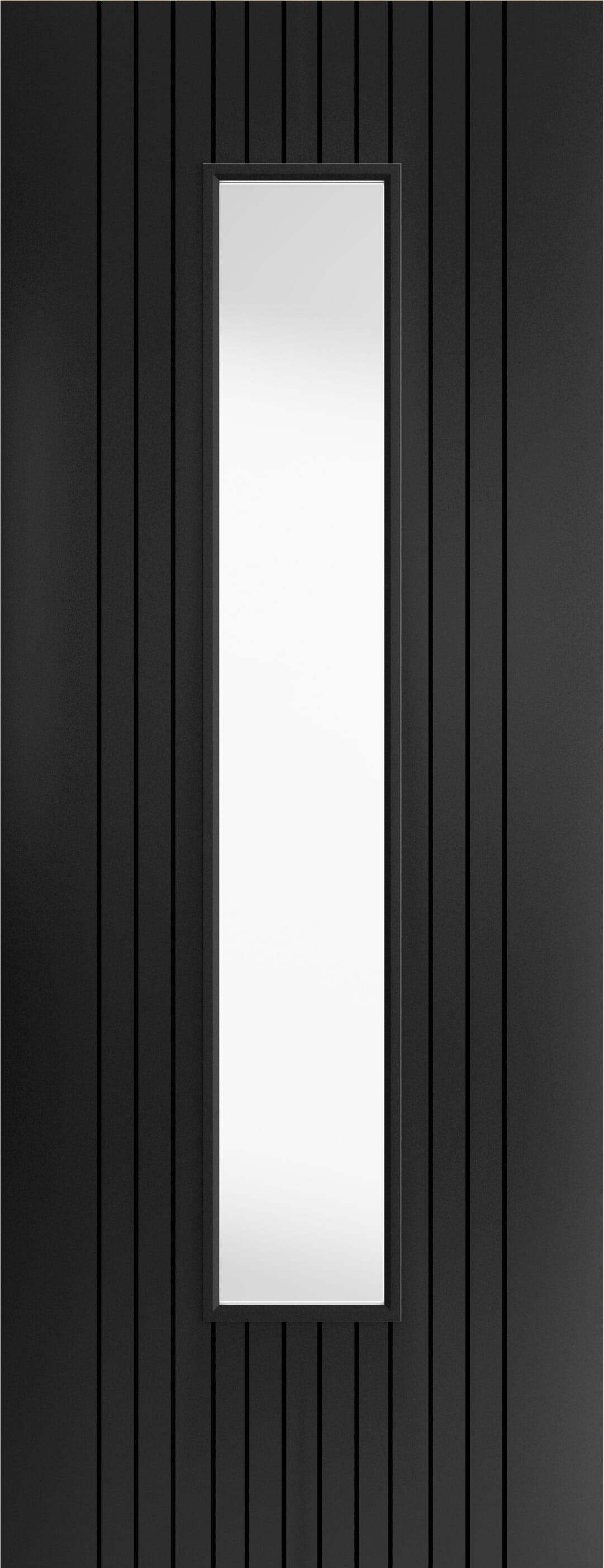 Aria Black Glazed Laminate Internal Doors