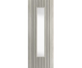 1981mm x 610mm x 35mm (24") Aria Grey Glazed Laminate Internal Doors