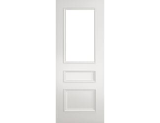 Mayfair White Clear Glazed Internal Doors