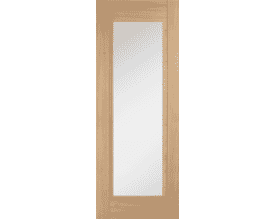 Oak Carini 1L Clear Glazed Internal Doors