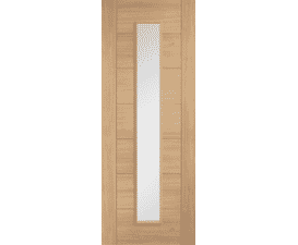 Oak Carini Long Light - Prefinished Internal Doors
