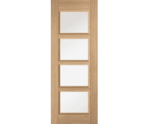 Oak Carini 4 Light - Prefinished Internal Doors