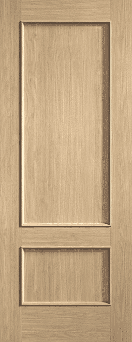Murcia 2 Panel Oak - Prefinished Internal Doors