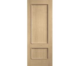 726x2040x44mm Murcia 2 Panel Oak - Prefinished Fire Door