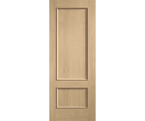 Murcia 2 Panel Oak - Prefinished Fire Door